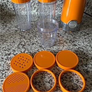 Orange Blender Set with Accessories